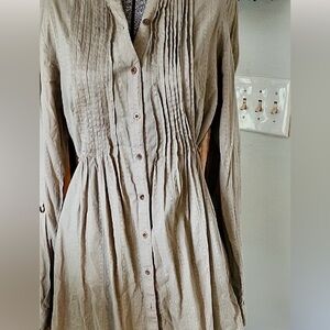 RUFF HEWN Button Down Dress